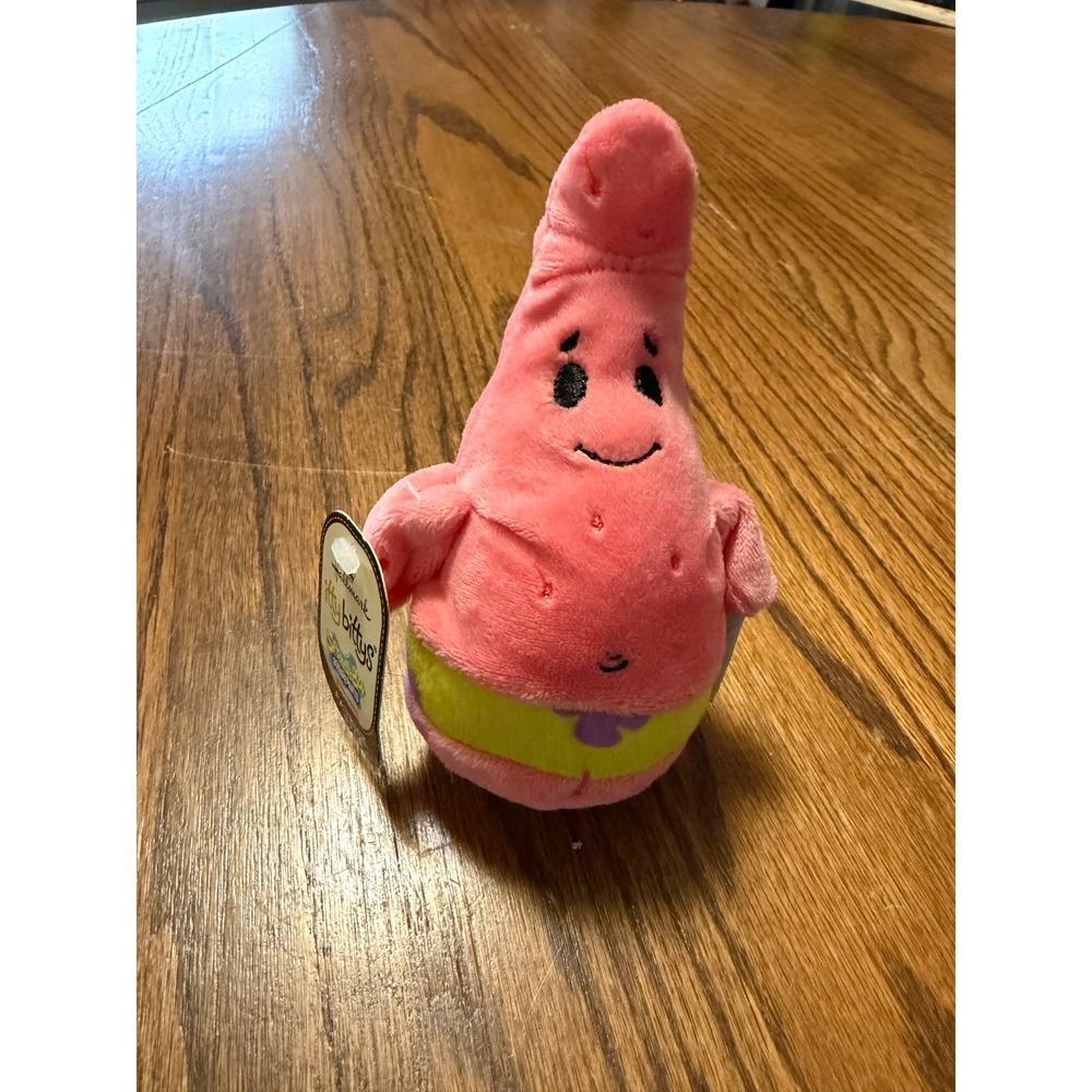Hallmark Itty Bittys Patrick Star SpongeBob SquarePants Plush Toy Pink Small NWT